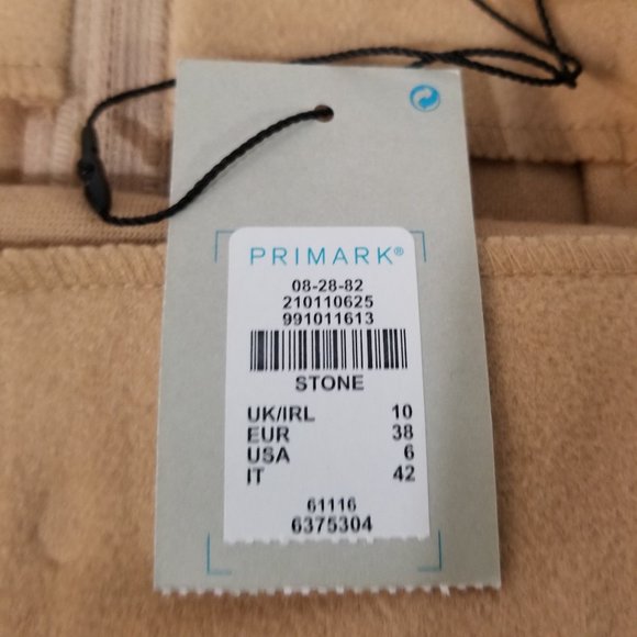 NWT Primark Khaki Mini Skirt US Size 6 - Picture 4 of 5